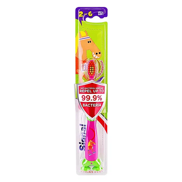 SIGNAL KIDS 2-6 YEARS ULTRA SOFT LION CHARACTER TOOTHBRUSH