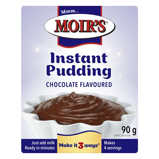 Moirs Choc Instant Pudding 90g