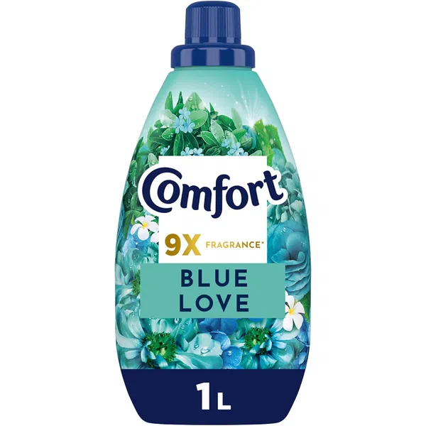 COMFORT ESSENCE BLUE LOVE ULTRA-CONCENTRATED FABRIC SOFTENER 1L
