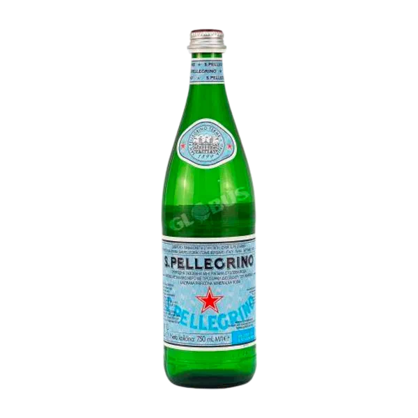 Вода San Pellegrino минерал. газ. 0,75л ст/б Италия 15
