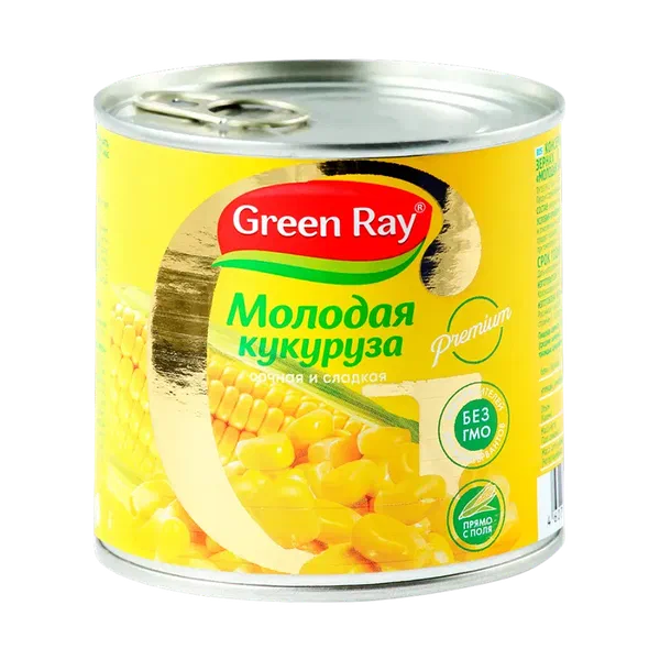 Кукуруза Green Ray конс. сладкая 425г ж/б РЦ
