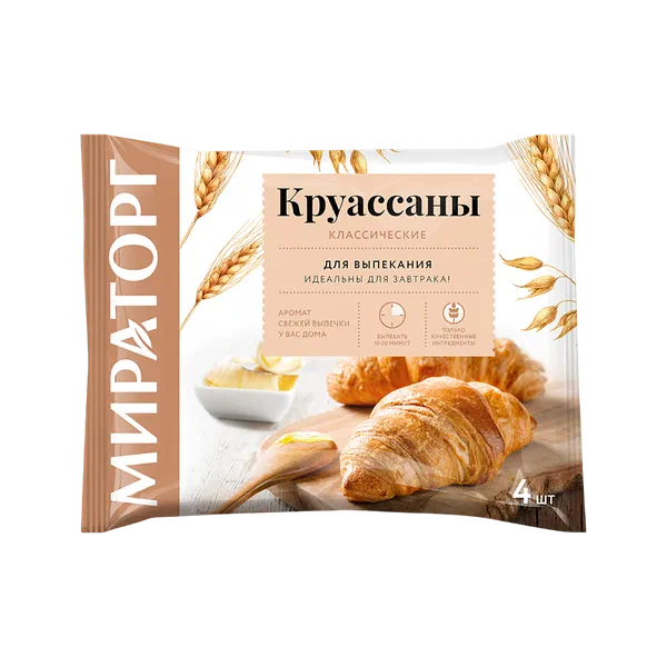 Круассаны Мираторг классич.заморож 280г РЦ