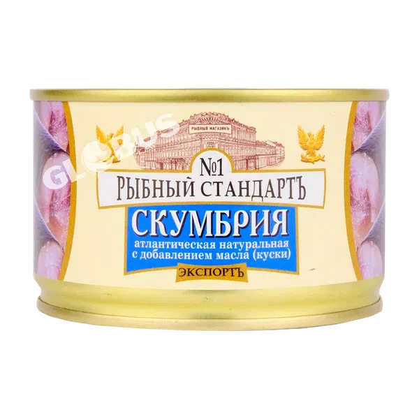 Скумбрия Рыбный Стандартъ №1 /ключ/ 240г ж/б