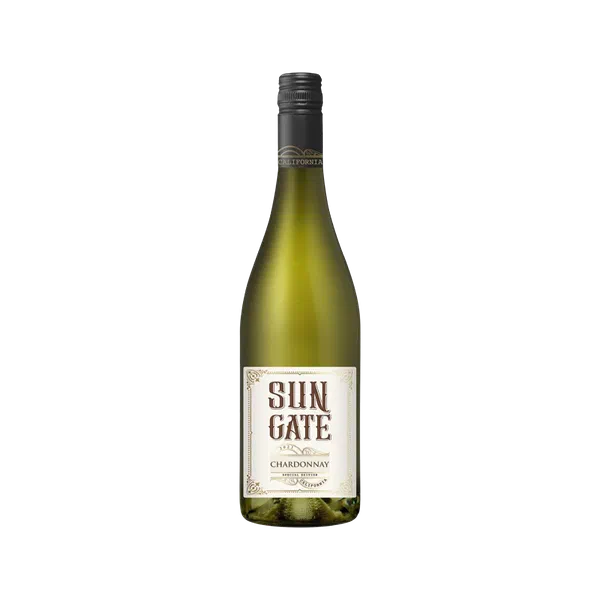 Вино Sun Gate Chardonnay бел сух 0,75л ст/б США 6