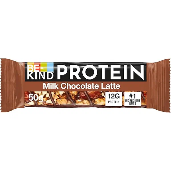 BE-KIND MILK CHOCOLATE LATTE FRUIT AND NUT SNACK BAR 50G