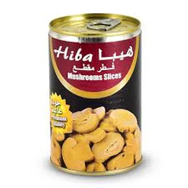 HIBA PIECES AND STEMS CANNED MUSHROOMS 357G