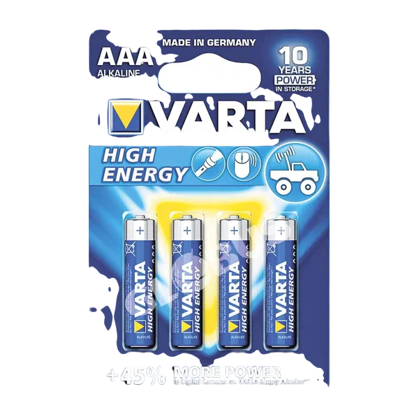 Батарейки Varta High Energy AAA 4шт