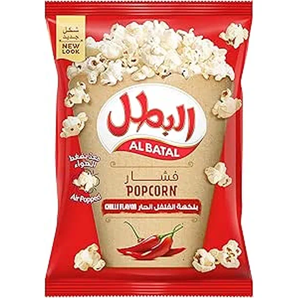 AL BATAL CHILI FLAVORED SPICY READY-TO-EAT POPCORN 90G