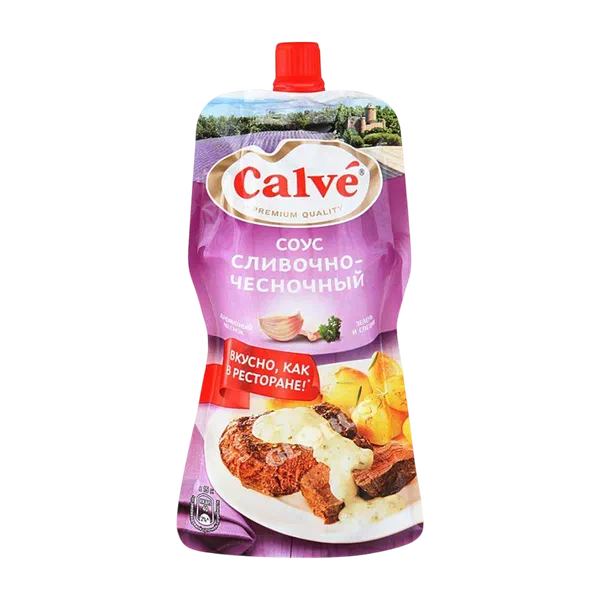 Соус Calve Сливочно-чесн. 230г д/п