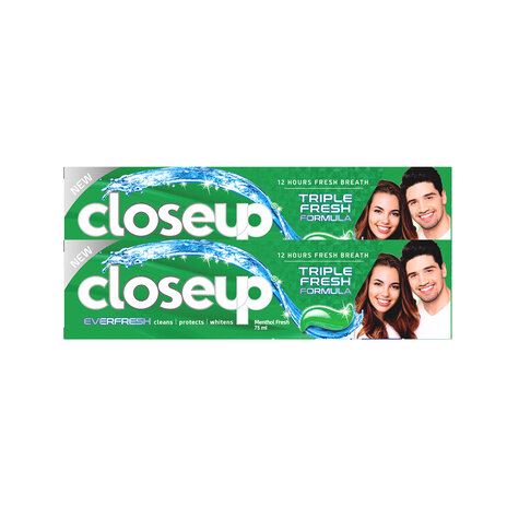 Closeup Toothpaste Menthol Fresh 2X 75 Ml