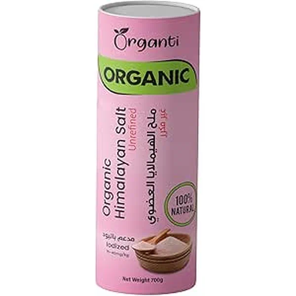 ORGANTI ORGANIC HIMALAYAN PINK SALT NATURAL FINE GRAIN 700G