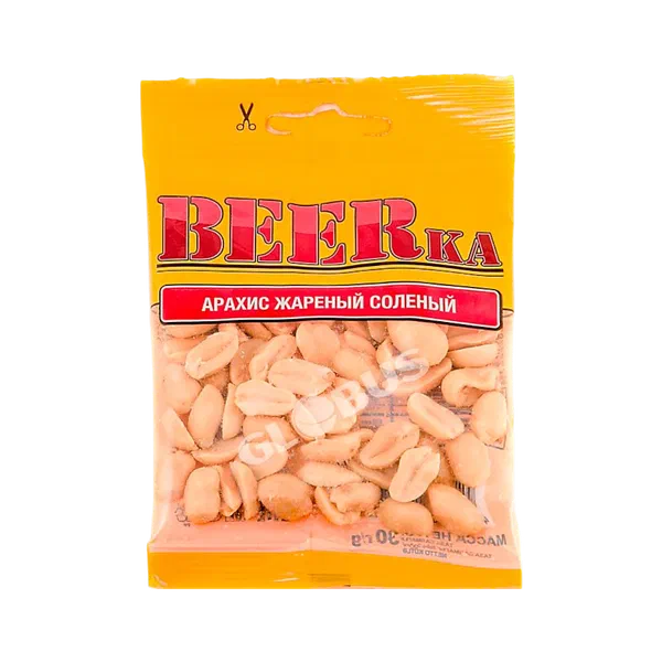Beerka Арахис жаңгактары 30г п/п