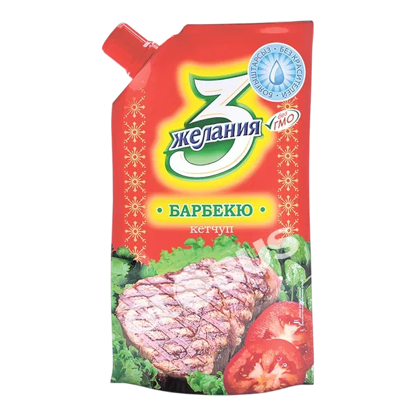 Кетчуп 3 Желания Барбекю 250г д/п