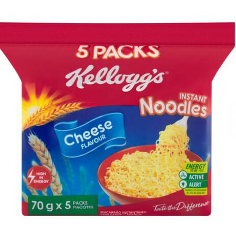 Kelloggs Cheese Noodles Mulitpack 5s