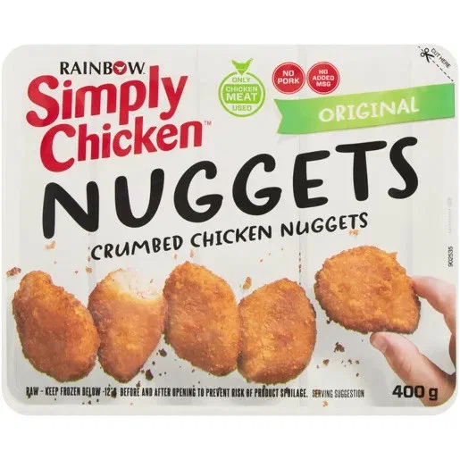 Simply Chicken Frozen Original Chicken Nuggets 400g