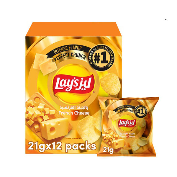 Lays Chips Frnch Cheese 12X21G
