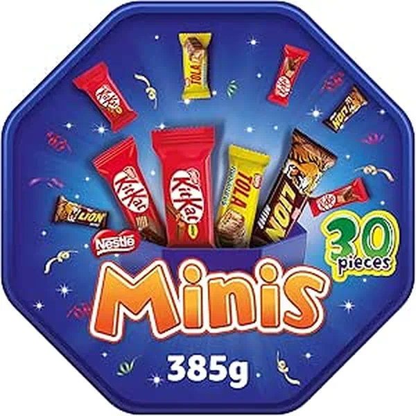 NESTLE MINIS 30PC ASSORTED385G - NESTLE ASSORTED MINIS 30 PIECES