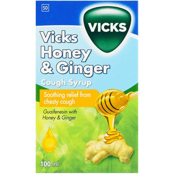 Vicks Syrup Honey Ginger 100ml