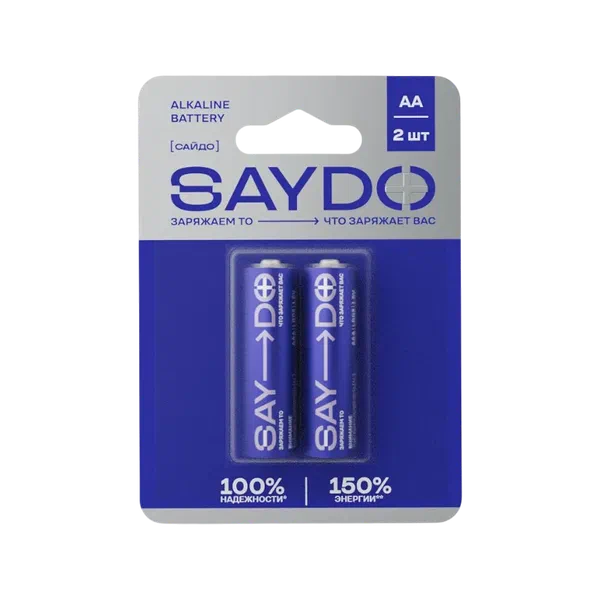 Батарейки Saydo Medium AA 2шт ФД