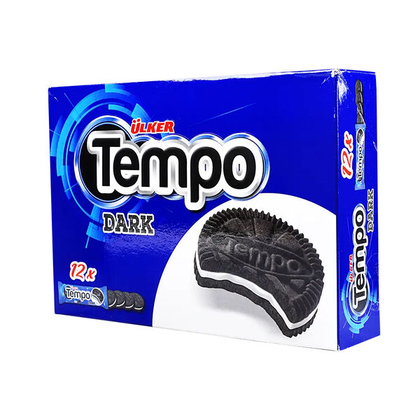 Ulker Tempo Dark Biscuits 36 Gm X12