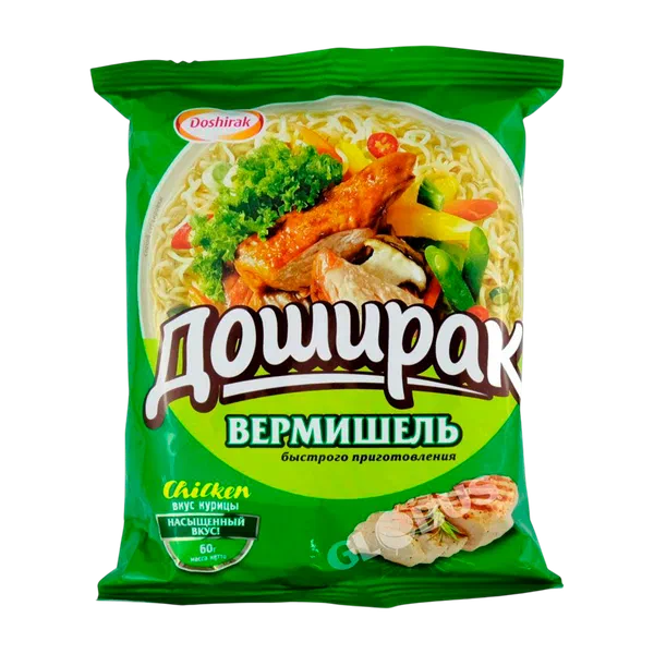 Вермишель б/п Доширак кур 60г