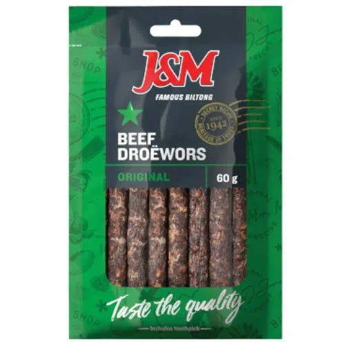 Beef Droewors Original 60g