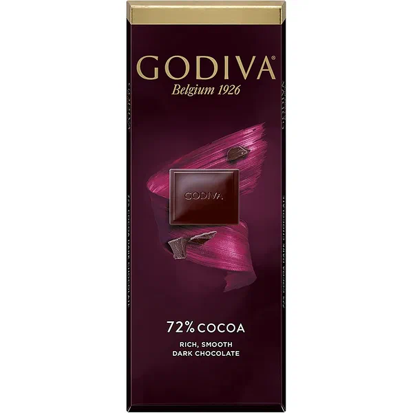 GODIVA 72%COCOA DARK CHOCO 90G - 72% COCOA DARK CHOCOLATE TABLET