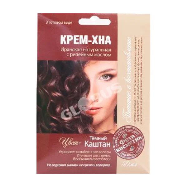 Тёмный каштан крем-хнасы 50мл