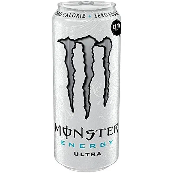 MONSTER ENERGY ULTRA ZERO 500ML - MONSTER ULTRA ZERO ENERGY DRINK