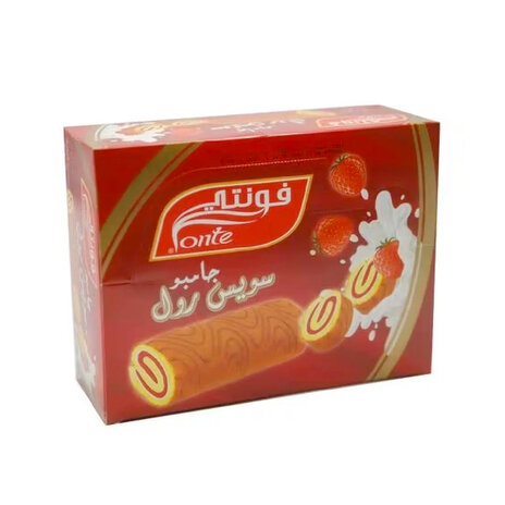 Fonte Vanilla  Jumpo Swiss Roll Cream