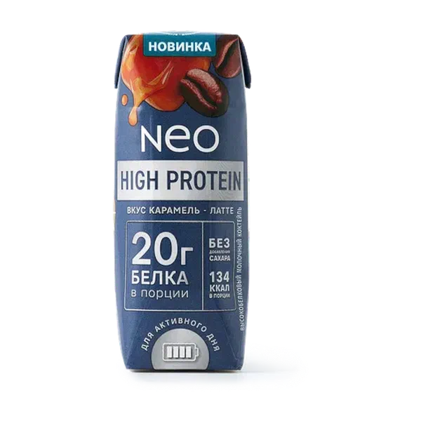 Коктейль NEO Protein карамель/латте 260мл Бишкексут