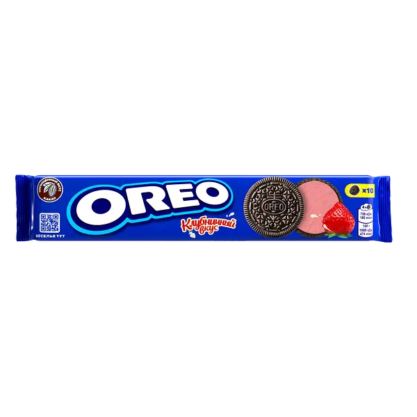 Печенье Oreo клубничный вкус 95г Россия 28