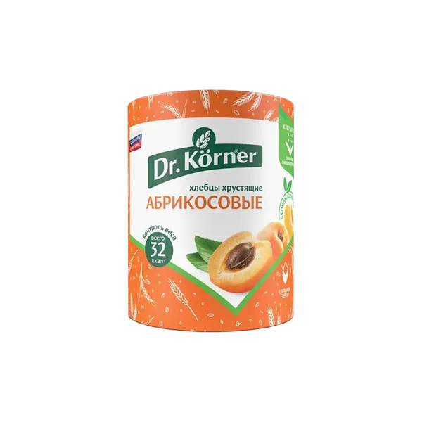 Хлебцы Dr.Korner Злаковый коктейль абрикос 100г