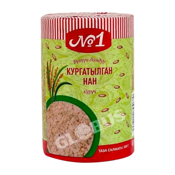Хлебцы №1 цельнозерновые 100г рисовые PL1