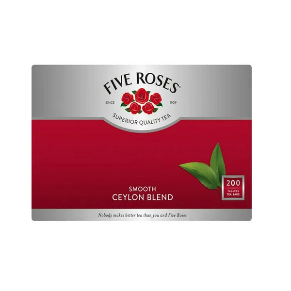 Five Roses Tagless Teabags 200's