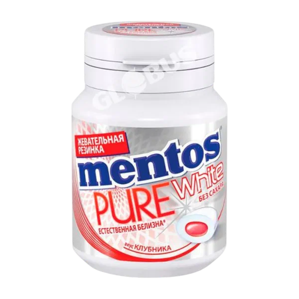 Жев. резинка Mentos Клубника 54г банка Perfetti van Melle