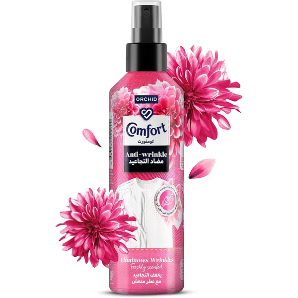 COMFORT PINK ANTI-WRINKLE FABRIC IRONING SPRAY 200ML
