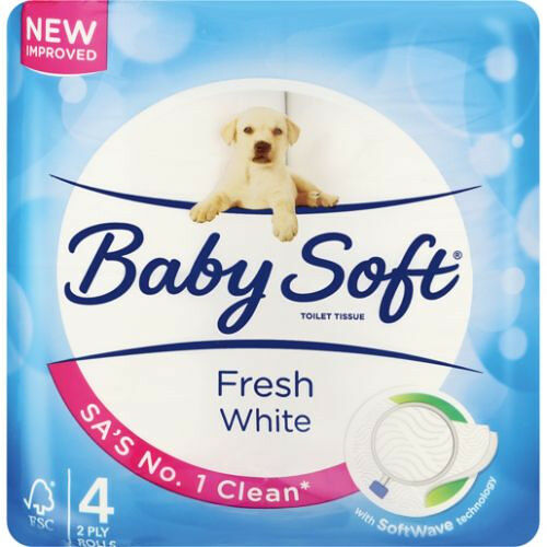 Baby Soft 2ply Toilet Paper 4s