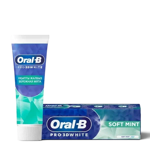 P&G Oral B Pro-3D White бережная мята тиш пастасы 75мл