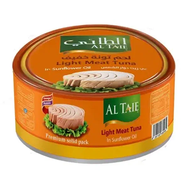 AL-TAIE PREMIUM LIGHT MEAT TUNA IN OIL 185G CAN