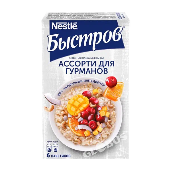 Каша Быстров ассорти виш/манго 228г
