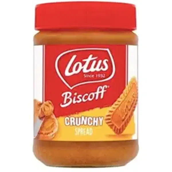 LOTUS BISCOFF CARAMELIZED BISCUIT SPREAD EXTRA CRUNCHY 380G