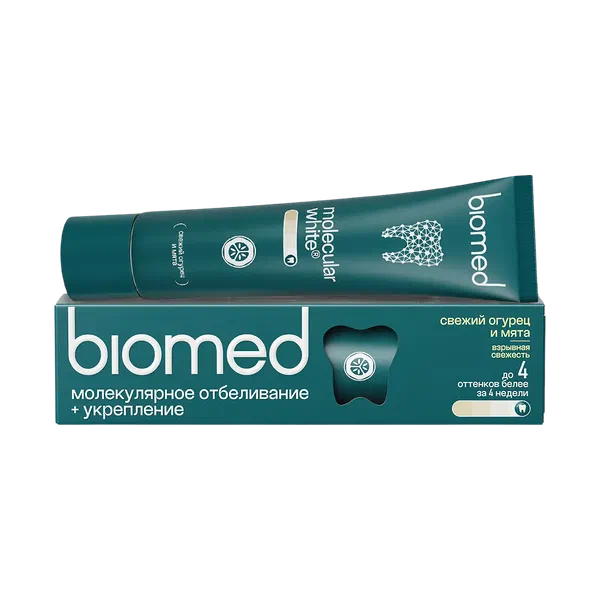 Biomed жаңы бадыраң/жалбыз тиш пастасы 65г