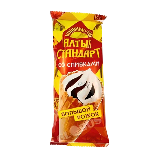 Мороженое Шин Лайн Алтын стандарт ваниль. рожок 120г ЗМЖ