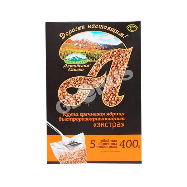Гречка Алтайская Сказка ядрица пак. 400г кор