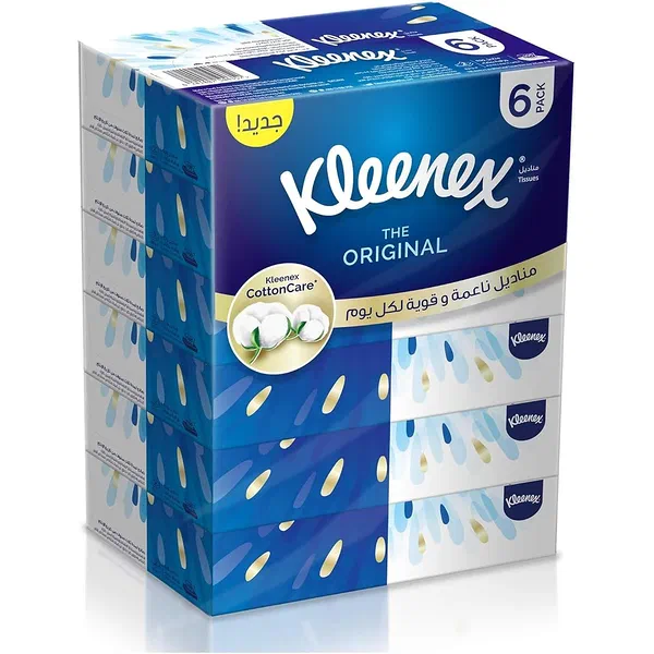 KLEENEX ORIGINAL FACIAL TISSUES SOFT AND DURABLE 8+2 FREE