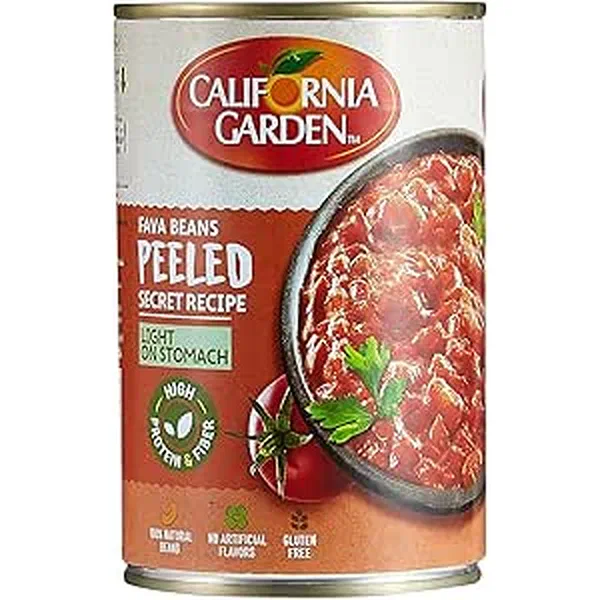 CALIFORNIA GARDEN PEELED FOUL MEDAMMAS SMALL FAVA BEANS 450G