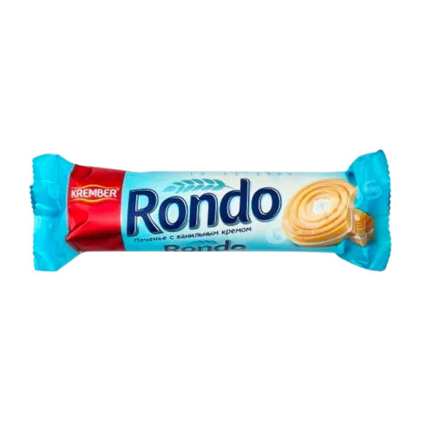 Печенье Rondo слив.крем 65г Krember Узбекистан 35