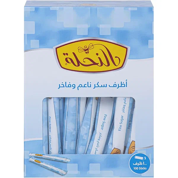 AL NAHLA EXTRA FINE WHITE SUGAR STICKS 500G BULK PACK