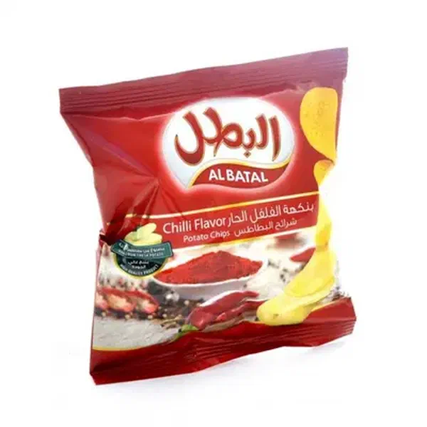 AL BATAL CHILI FLAVORED SPICY POTATO CHIPS SINGLE 23G